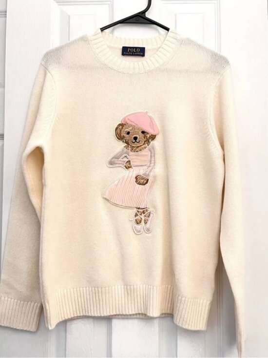Polo Ralph Lauren Sweaters - Polo Ralph Lauren Bear knitted cashmere sweater, 100% cashmere.